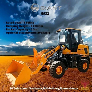 G932 wheel loaders 1.6ton Available for sale at Mad Farmer SA Middelburg MP.