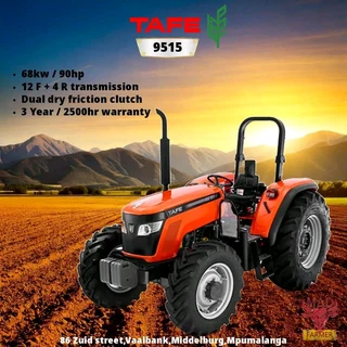Tafe9515 Tractors 68kw 4wd available for sale at Mad Farmer SA Middelburg MP.