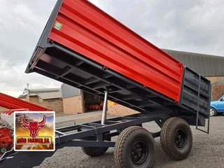 6 ton dropside tipper trailers available for sale at Mad Farmer SA Middelburg MP.