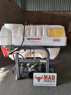 Agromaster 400ltr Boomsprayers available for sale at Mad Farmer SA Middelburg MP.