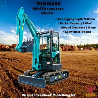 Sunward range of equipment and machinery for sale at Mad Farmer SA Middelburg MP.