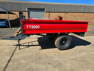 Brand new 5 ton Tipper trailers available for sale at Mad Farmer SA Middelburg MP.