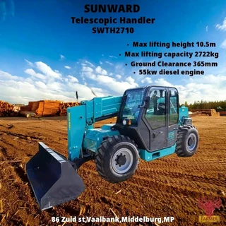 Sunward Telescopic Handlers SWTH2710 available for sale at Mad Farmer SA Middelburg MP.
