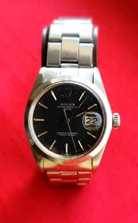Rolex Oyster Perpetual Date 34mm Stainless Steel Domed