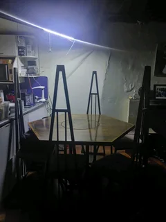 Oak wood dinning table