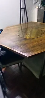 Oak wood dinning table