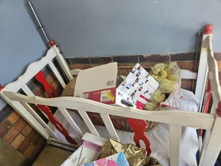 Old antique Wooden Kot/pram