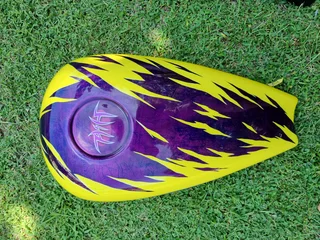 Custom blank fibreglass Harley petrol tank