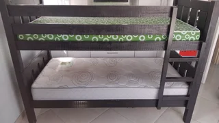 Double Bunk Bed with Mattresses