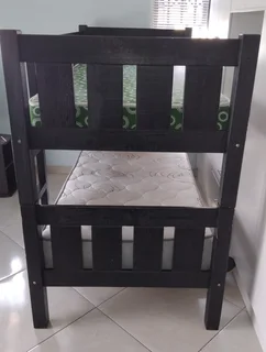 Double Bunk Bed with Mattresses