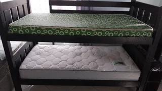 Double Bunk Bed with Mattresses