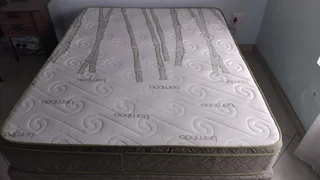Queen size Bamboo Matress and Base Set