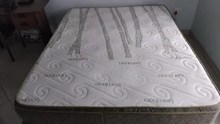 Queen size Bamboo Matress and Base Set
