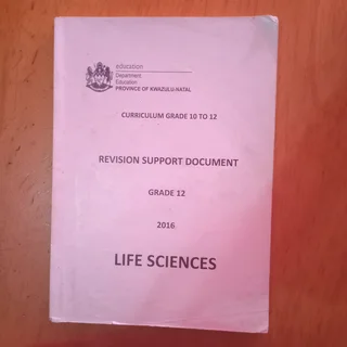 Grade 12 Life Sciences Revision Support Document (2016) – KZN Department