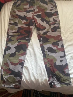 Camo cargo pants