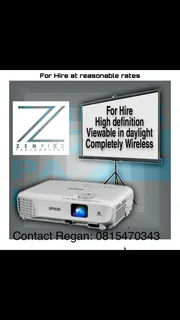 Projector hire/ slideshow presentation/ photography/ sound/ movie night/ 360 spin