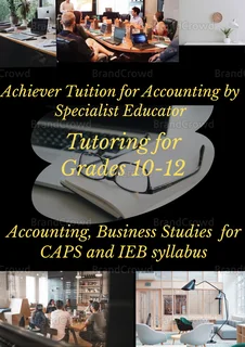 Online grades 10-12 Accounting Tuition / July Revision Tuition / Matric Exams preparations