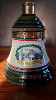 Bells Vintage Christmas Decanter