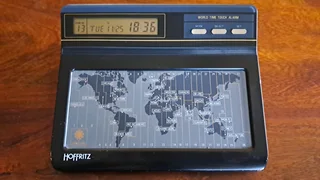 Vintage World Time Touch Clock