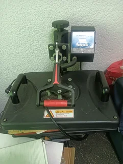 Heat press with accessories and epson printer
