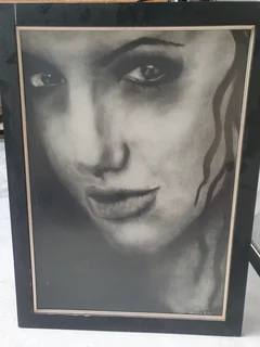 Nadia Bezuidenhout (Can you see me? )Black &amp; White Print.