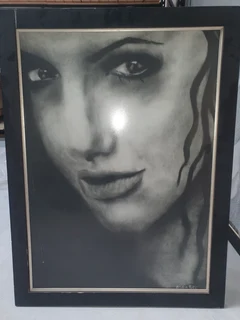 Nadia Bezuidenhout (Can you see me? )Black &amp; White Print.