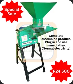 Trojan TGS210E MegaMill 3HP 220V electric hammer mill grinding mill from www.hammermill.co.za