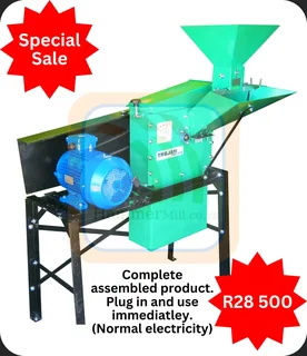 Trojan TGS210E 4HP MegaMill 220v 1 phase electric belt driven hammer mill, grinding mill.