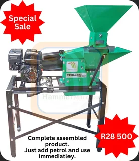 Hammer mill Grinding mill Trojan (TGS210P) 7HP Petrol Hammer Mill (hammermill.co.za) Maize mill