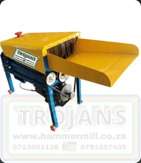 Trojans CT1 Corn Thresher with 220V electric motor. For separating corn kernels from maize cobs