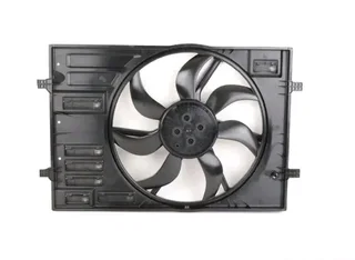 Radiator fan and shroud compatible with golf 7/Audi cars