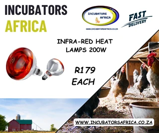 Poultry Red Heat 200w Lamps