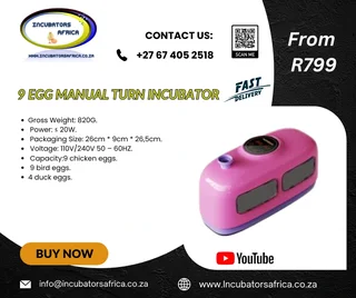 8 EGG manuel Incubator