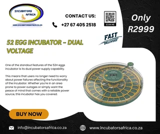 52 egg Automatic Incubator roller