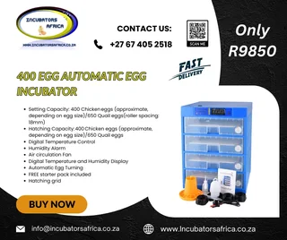 400 EGG automatic Incubator with kit