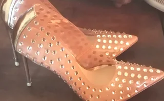 Steve madden size 4 bedazzled heels for