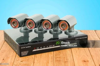 Camera and digital video recorder installations.