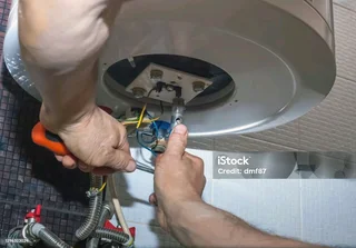 Geyser repairs and maintenance.