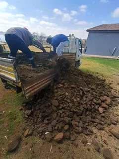 Green grass and manure for sale