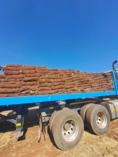 Green grass and manure for sale