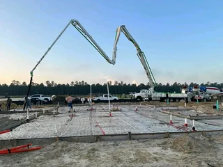 Expert concrete flooring installations.