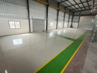 Concrete flooring installations