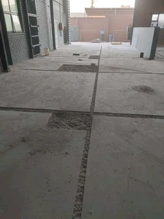 Concrete flooring installations