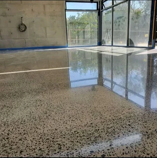 Concrete flooring installations