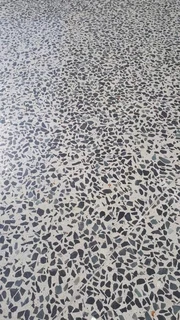 Concrete flooring installations.