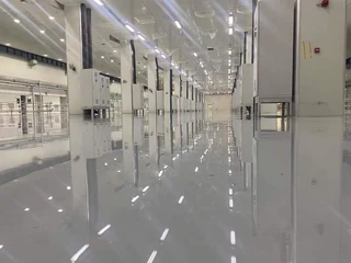 Concrete flooring installations.