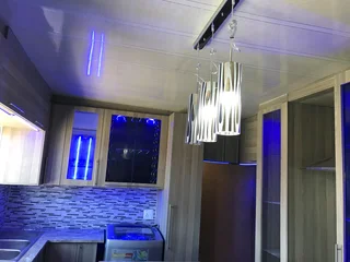 Fitted cupboards, tilling, ceilings,   building houses and vibrant walls and clear view