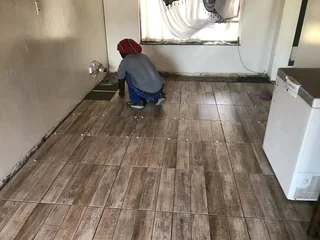 Fitted cupboards, tilling, ceilings,   building houses and vibrant walls and clear view