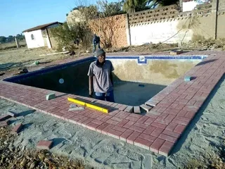 POOL COPING Labour Only 0813664446