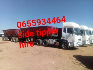 Side Drop Tippers For Hire On Monthly Basis